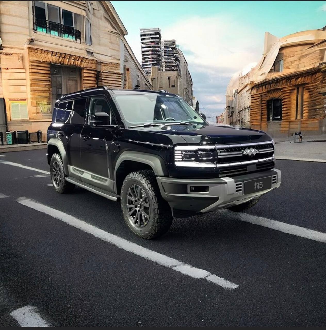 BYD Leopard 5 Hybrid SUV showcasing off-road capabilities and luxurious interior.