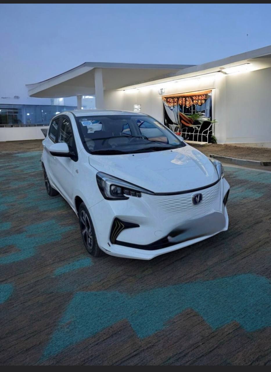 2024 Changan Benben E-Star Electric Car in factory color, showcasing modern design and features.