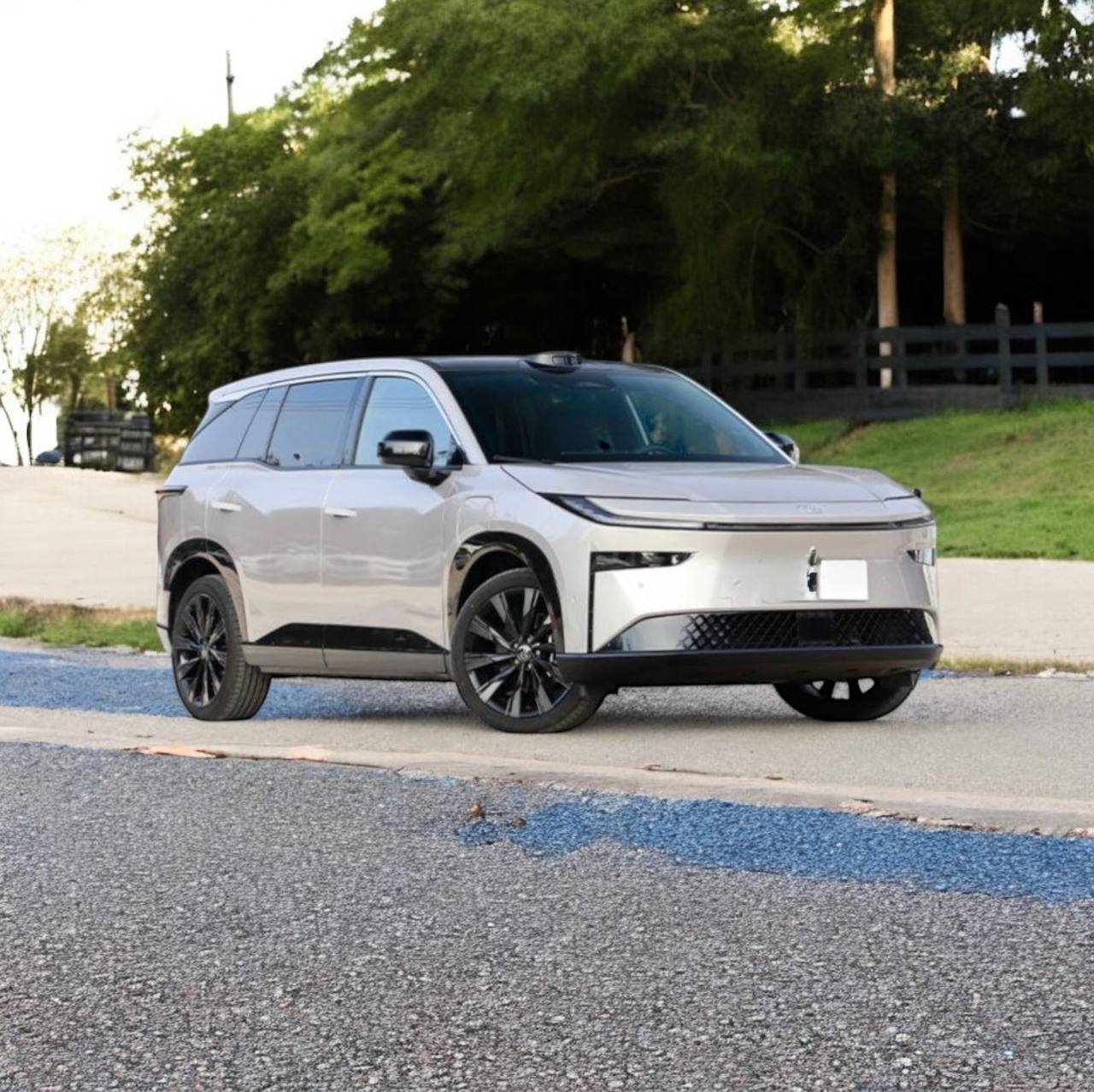 2025 Toyota bZ3X Electric SUV showing advanced interior design and central touchscreen.