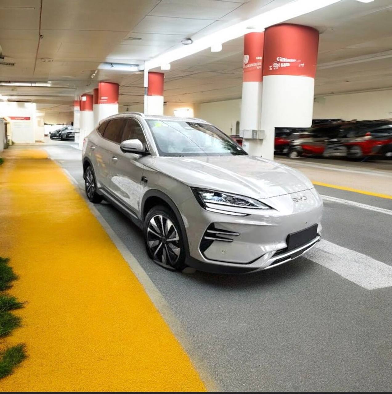 2026 BYD Song Plus Smart (SA3) SUV in Smoky White, showcasing its luxury interior and advanced technology