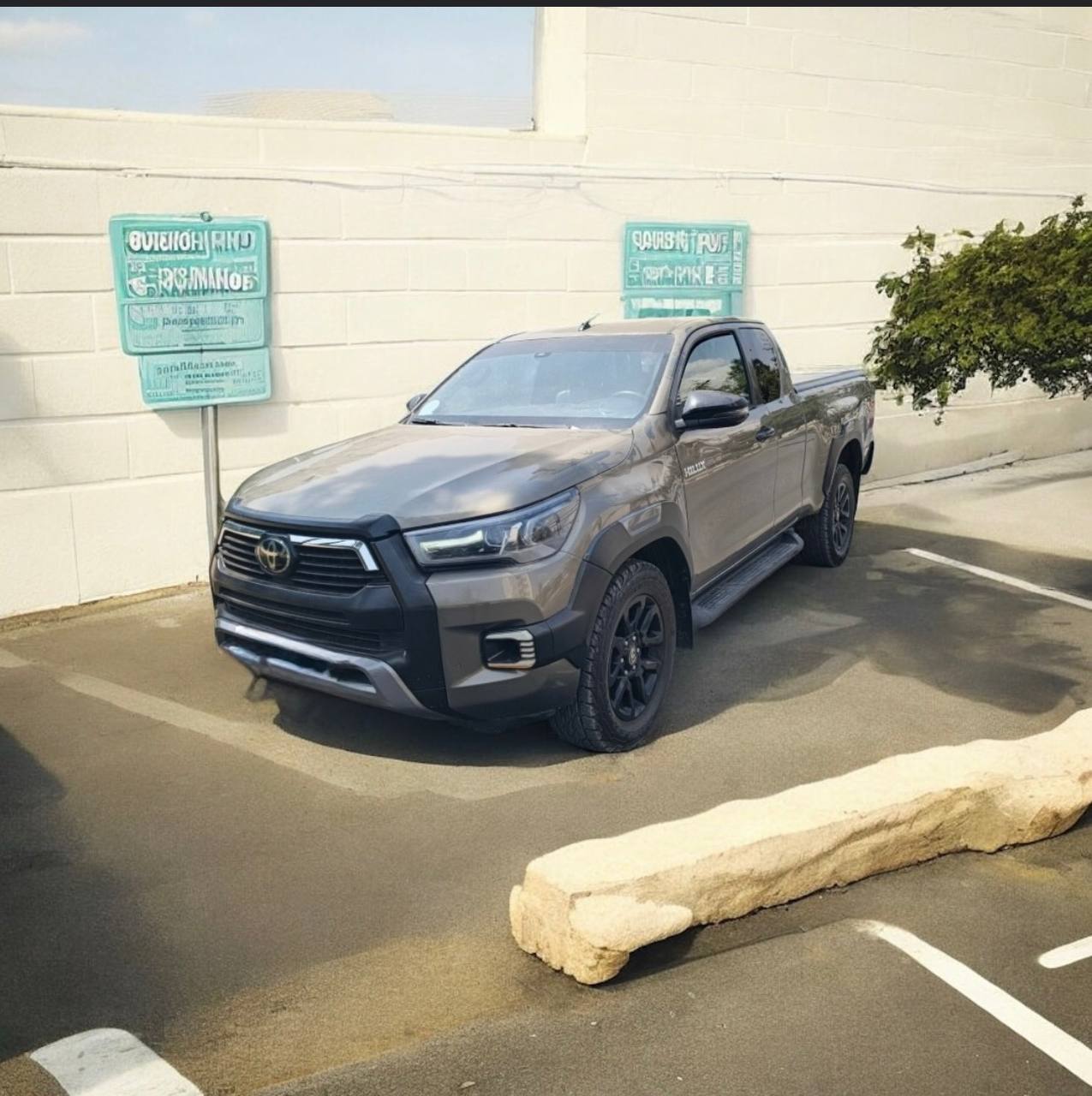 Front view of 2021 Toyota Hilux Invincible X for sale in factory condition