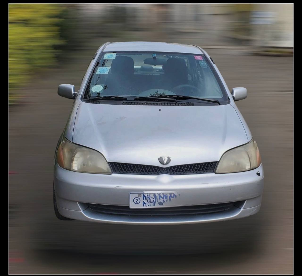 Toyota Platz price in Ethiopia - Silver 2001 model exterior view