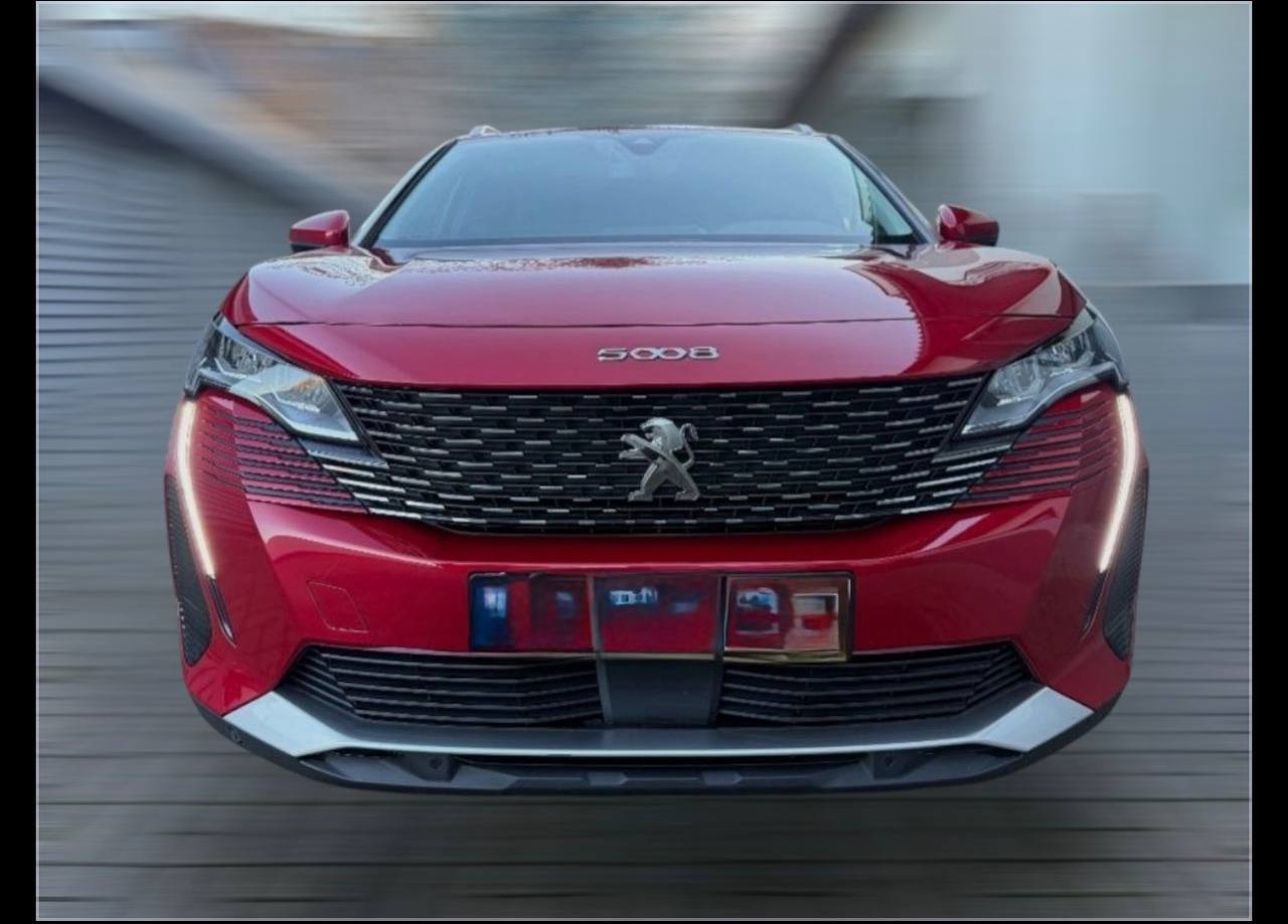 White 2022 Peugeot 5008 for sale Ethiopia parked in Addis Ababa