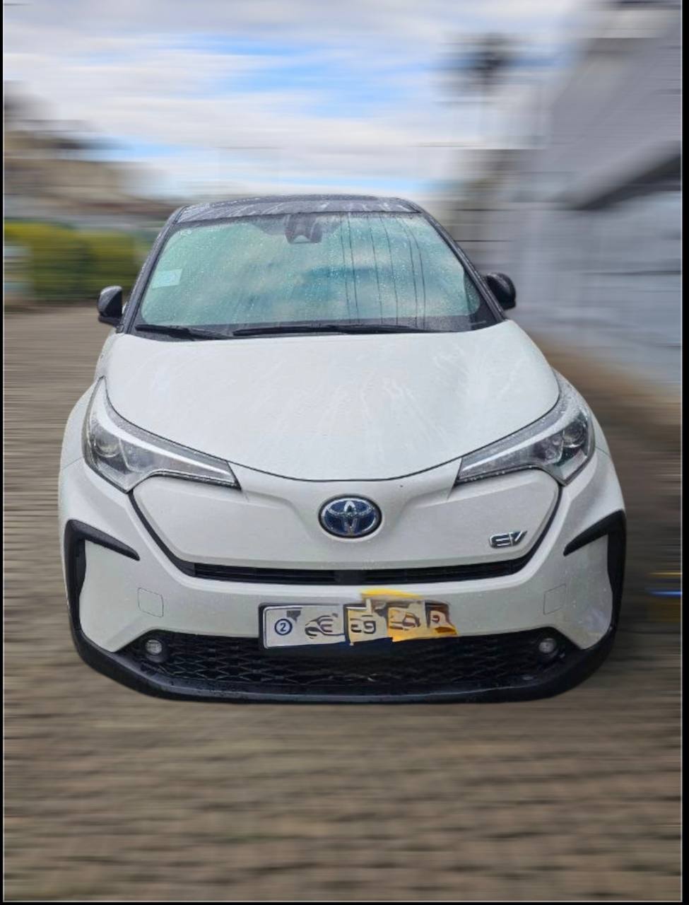 Toyota Izoa EV Ethiopia interior dashboard with 14-inch touchscreen and wireless CarPlay
