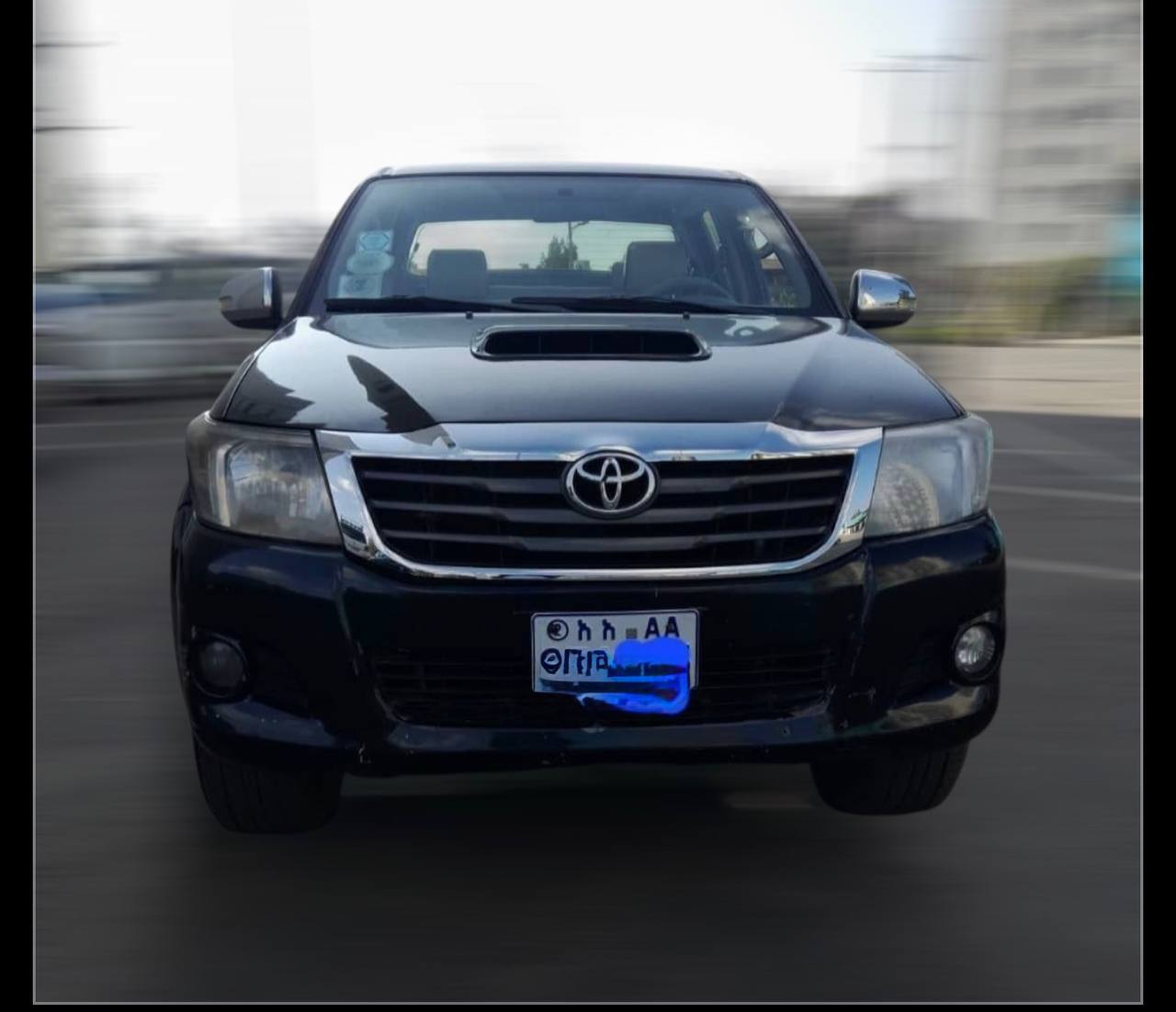 Black Toyota Hilux 2013 Ethiopia Double Cab with Dubai Conversion