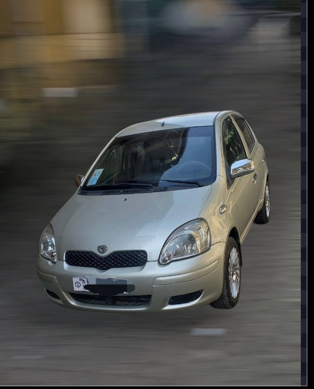 2004 Toyota Vitz Ethiopia Silver Exterior Front View 1SZ-FE Engine 2004 Toyota Vitz Ethiopia No Overhaul Interior Cabin 2004 Toyota Vitz Ethiopia Upgraded Steering