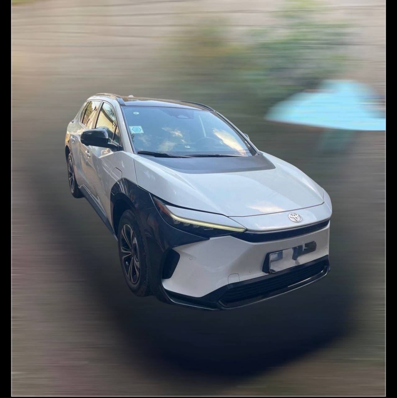 White Toyota bZ3X electric SUV for sale in Addis Ababa Ethiopia - Megebeya