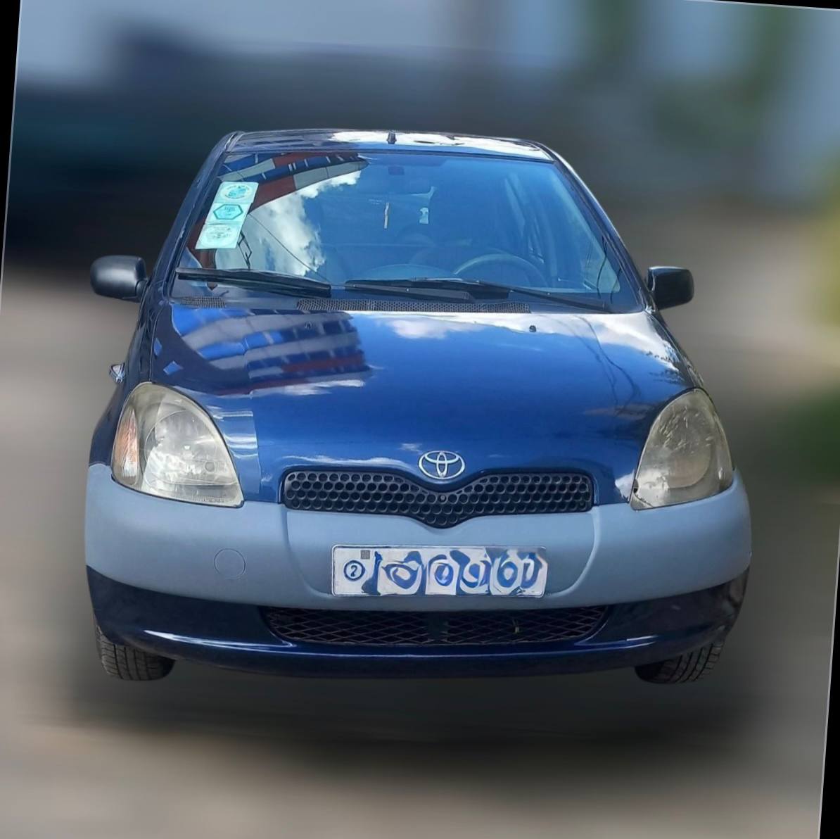 Pristine dark metallic blue Toyota Yaris 1999 Ethiopia for sale at Megebeya.