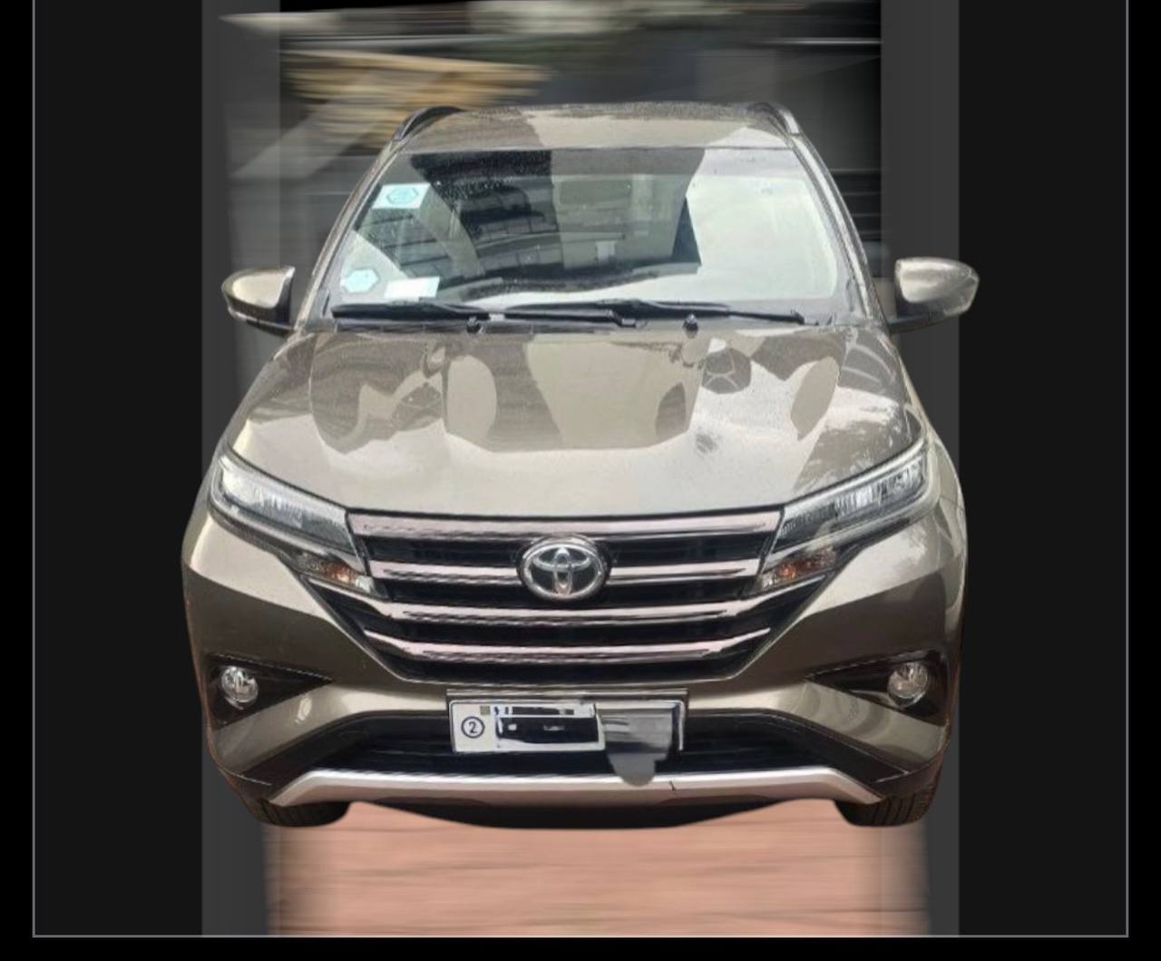 2021 Burgundy Toyota Rush G-Grade 7-Seater SUV Side Profile