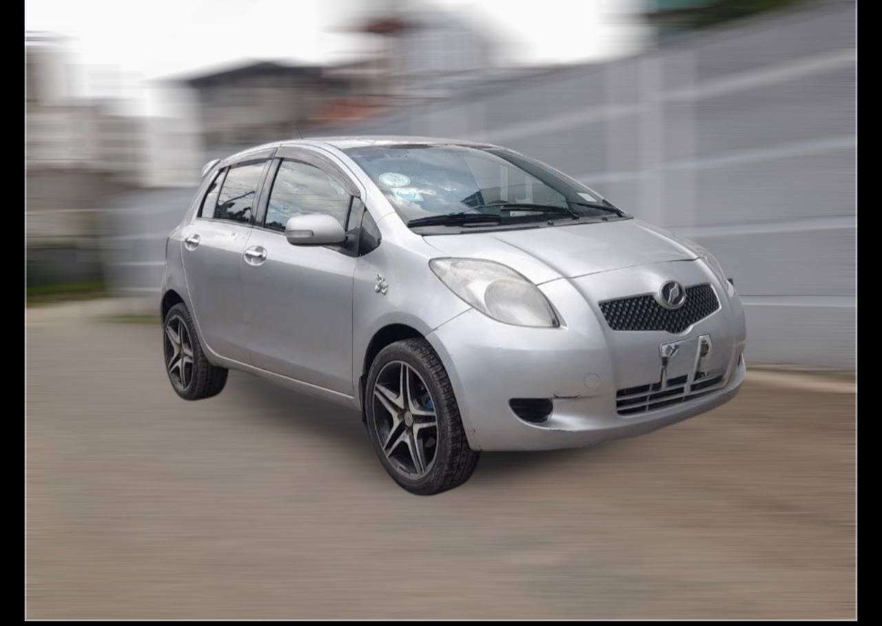 Silver Toyota Vitz 2007 Ethiopia XP90 for sale at Megebeya
