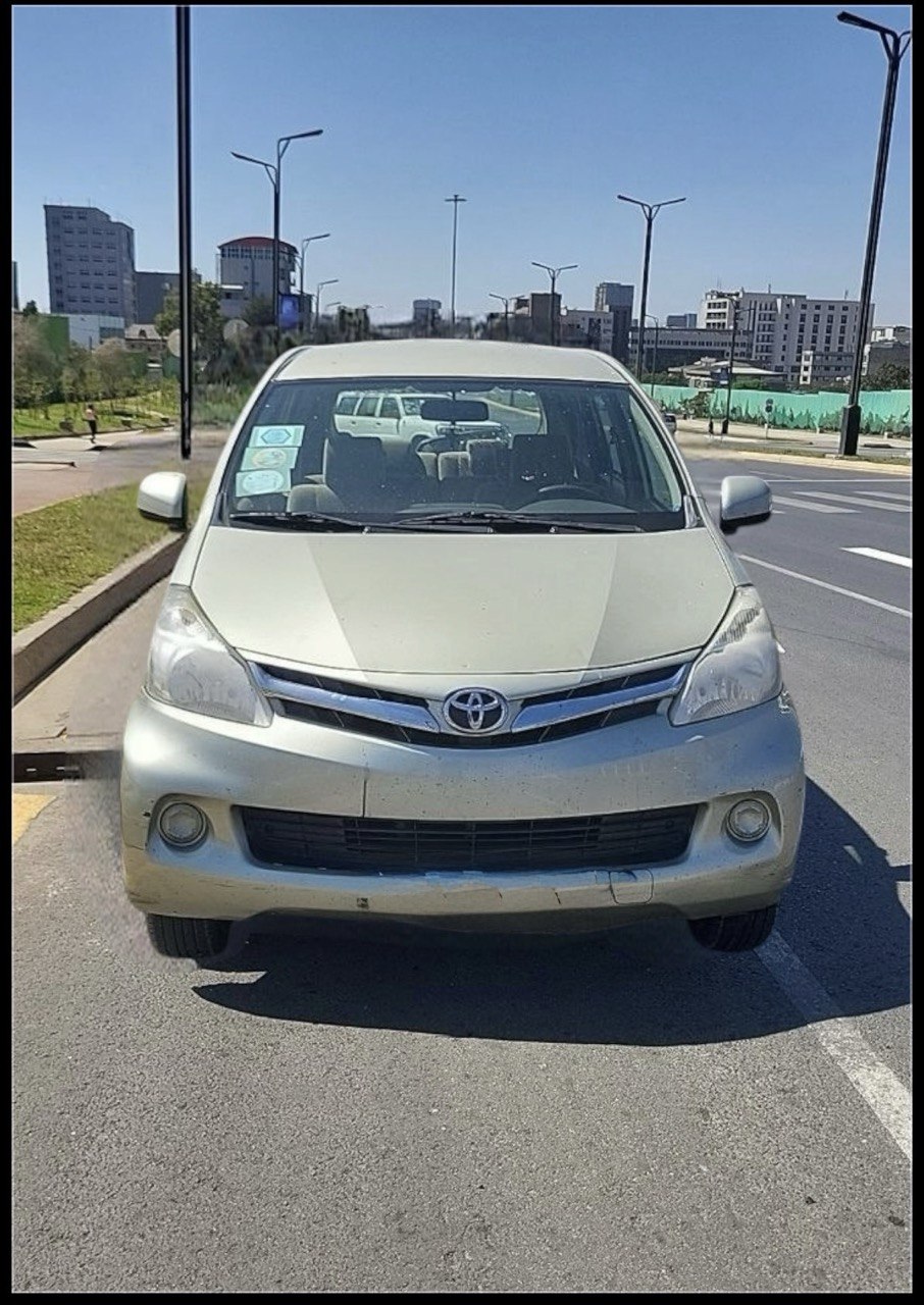 Factory standard 2014 Toyota Avanza for sale Ethiopia in light gold metallic