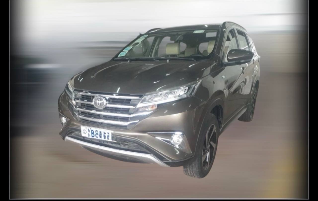 Pristine Saddle Brown 2021 Toyota Rush SUV for sale at Megebeya cars Addis Ababa